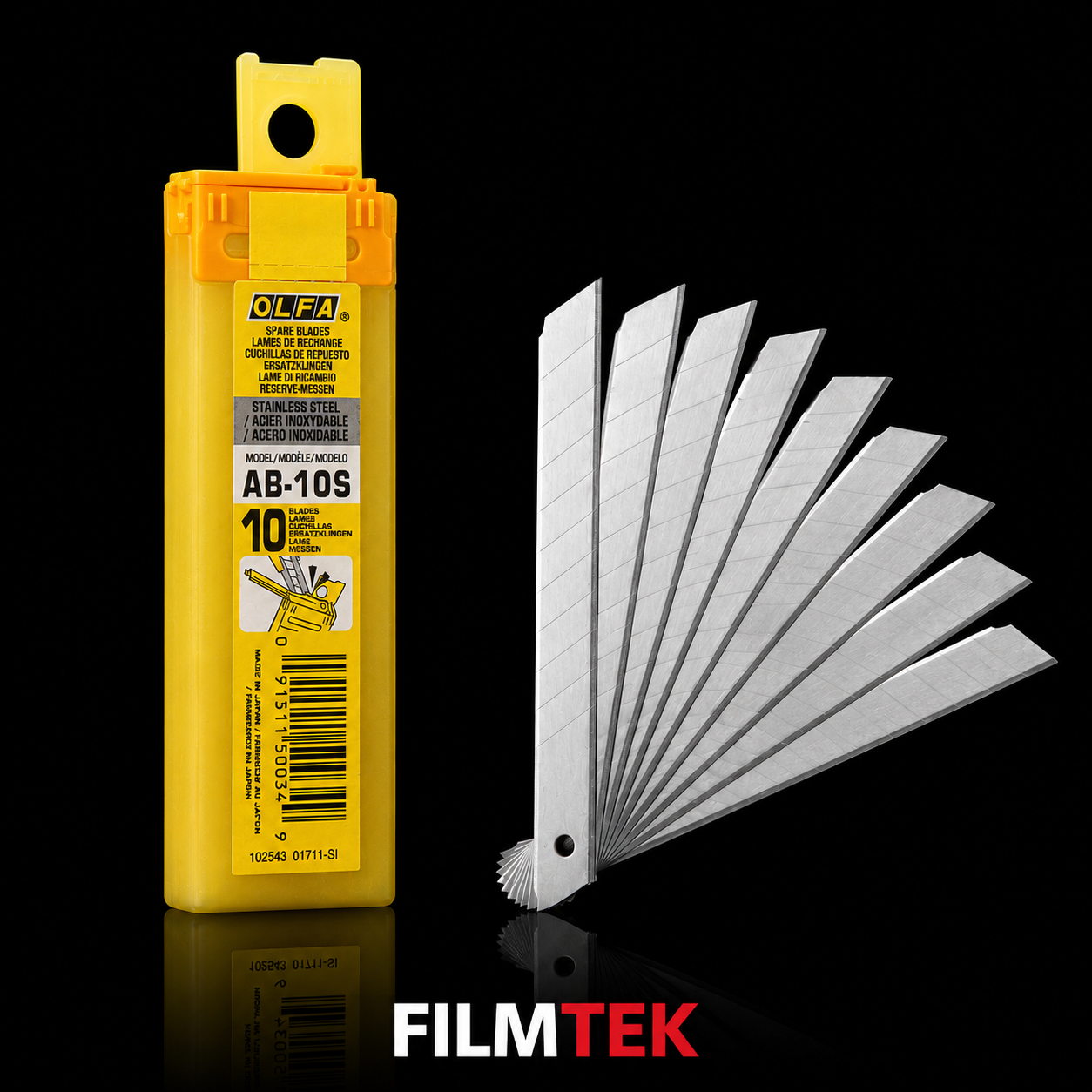 OLFA 60 degree 9mm stainless steel blade 10pcs
