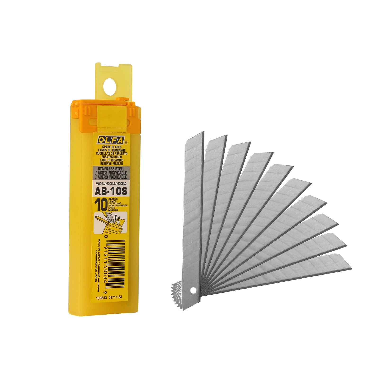 OLFA 60 degree 9mm stainless steel blade 10pcs