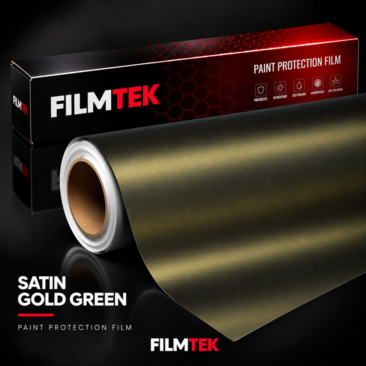 Satin Gold Green