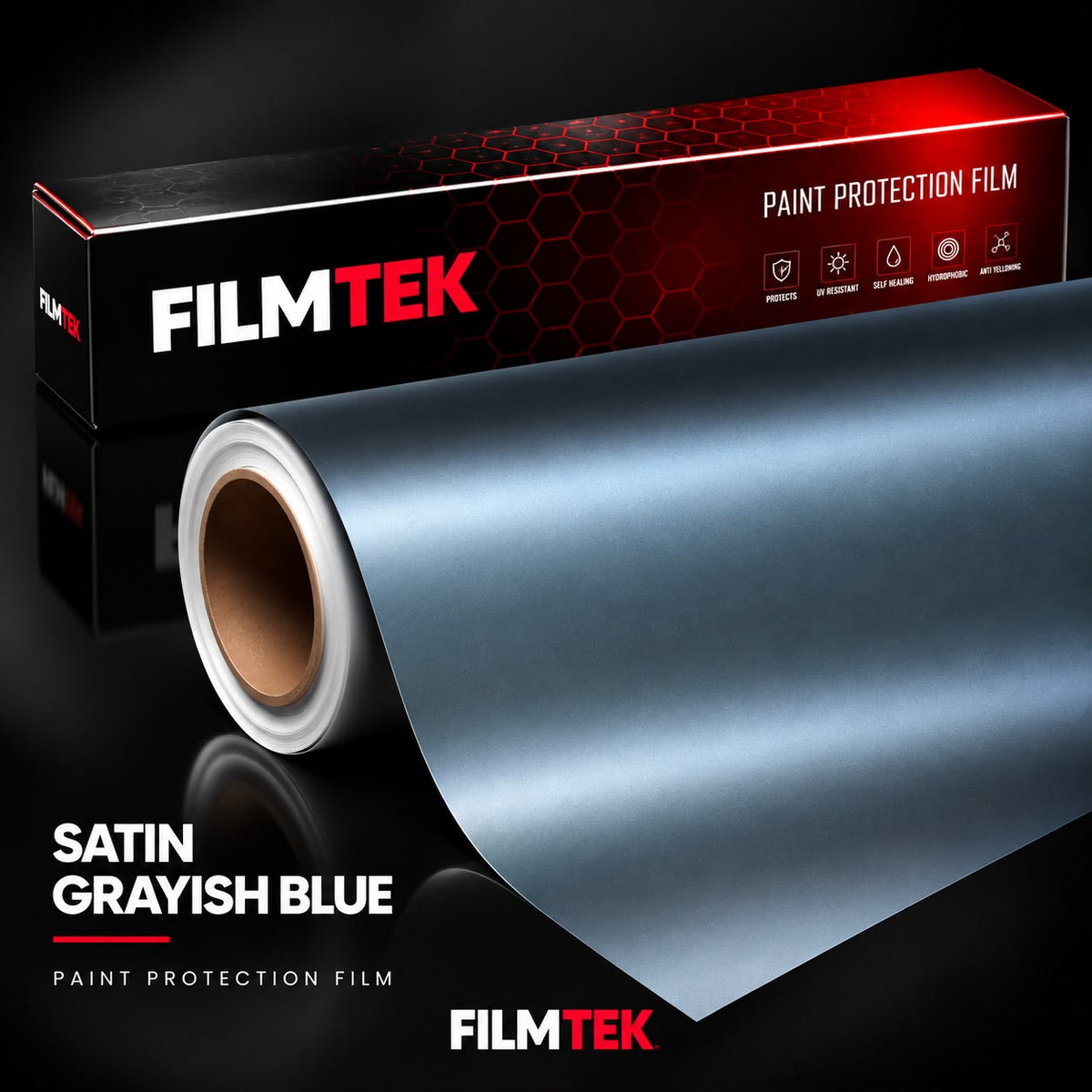 Satin Grayish Blue